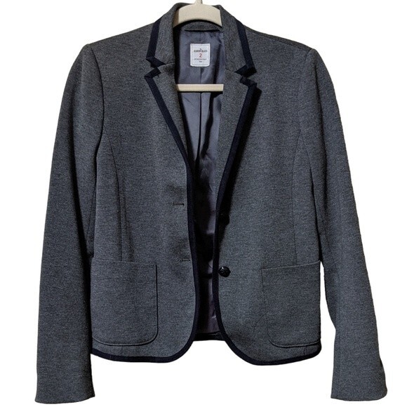 Gap Academy Blazer heather grey academia collegiate uniform preppy 2 - Picture 10 of 10